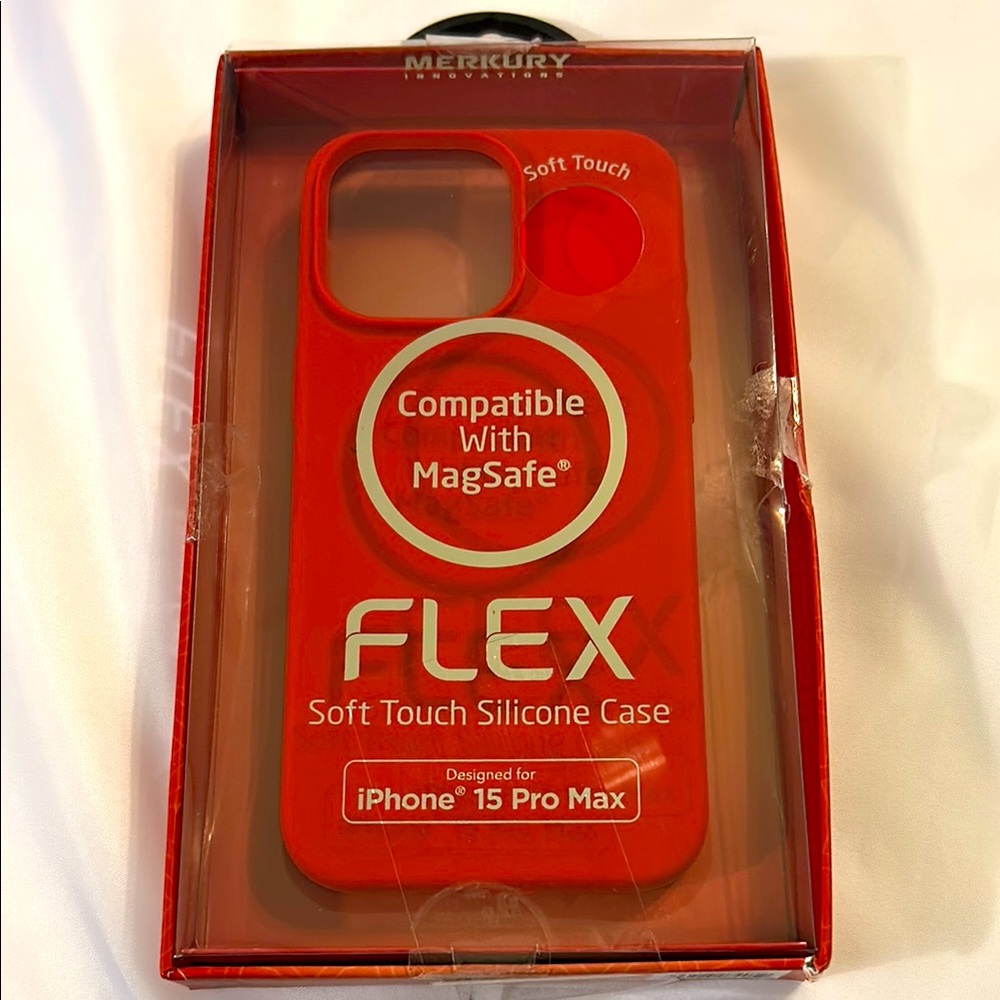 Merkury Flex Silicone Case for iPhone 15 Pro Max 
New In Box